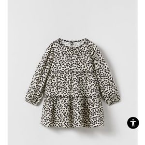 PLEATED FLORAL DRESS (2-3yrs)